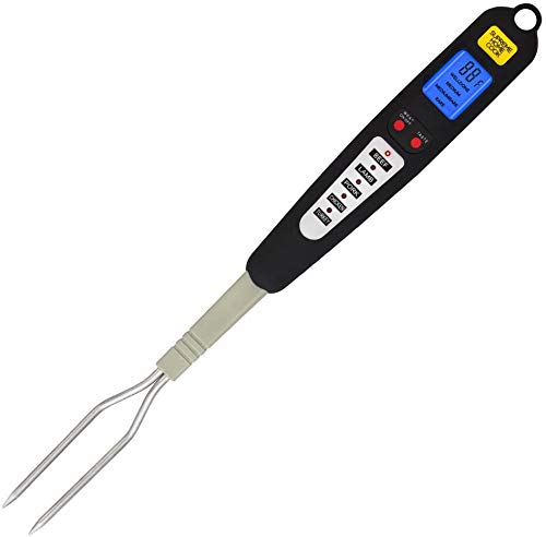 Meat Thermometer Fork Bbq Fork With Thermometer Digital Bbq Fork  Thermometer Digital Cooking