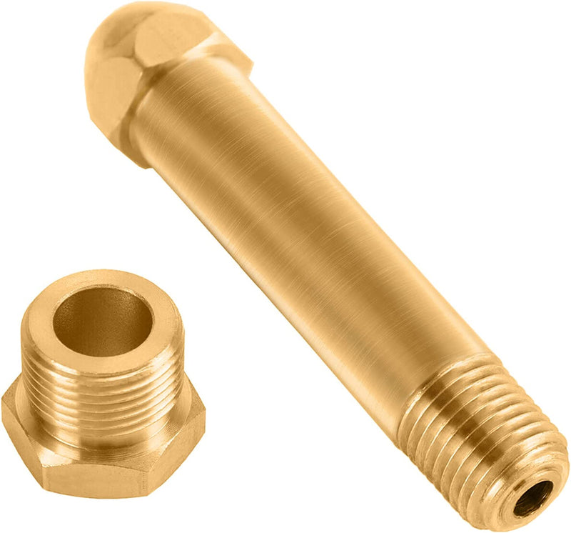 COLIBYOU CGA-580 Nut & 3" Nipple, Regulator Inlet Bottle Fittings (Helium Argon Nitrogen)