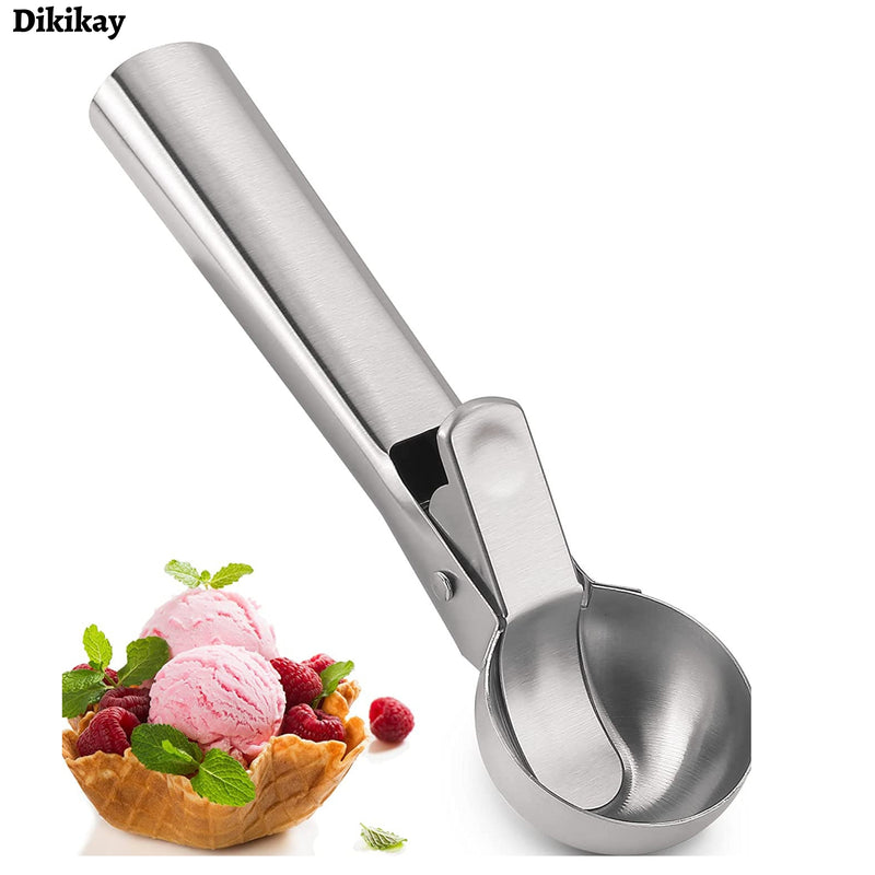 Stainless Steel Ice Cream Scoops Spoon Baking Cookie Scoop with Trigger  Release