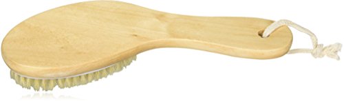 ESKONI Natural Angled Bath Brush / Contoured Shower Brush / Curved Back and Body Brush