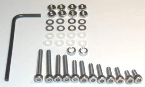 COLIBROX Deluxe Turntable Cartridge Headshell Mounting Bolt Screw Kit 39 Pieces