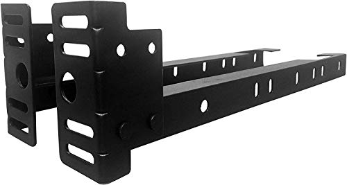 COLIBROX Bed Frame Footboard Extension Brackets Attachment Kit Set of 2 (Twin, Full, Queen, King)