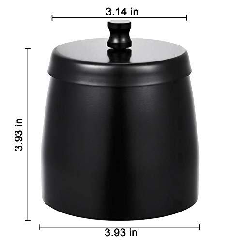 Toysdone Ashtray with Lid for Cigarette,Suitable for Indoor,And Outdoor, Windproof Stainless Steel Ashtray (Large)