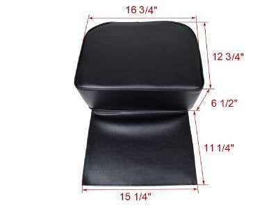 KCHEX Black Barber Beauty Salon Spa Equipment Styling Chair Child Booster Seat Cushion