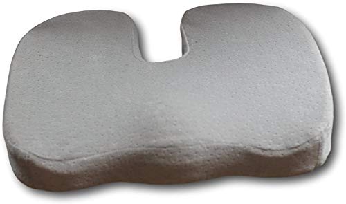 Car Seat and Office Chair Cushion - Coccyx Pillow - Doctor Designed To Relieve Tailbone / Low Back Pain Donut Pillow - Cooling Gel Memory Foam Lumbar Pad - Reduces Hemorrhoid & Pilonidal Cyst Pain