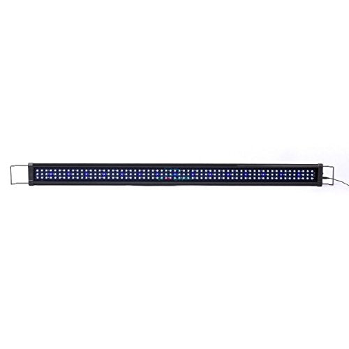 COLIBROX 48"- 60" LED Light HI LUMEN Aquarium Fish Tank White Blue Extendable