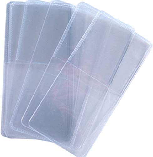 KCHEX 100 Pcs Double Pocket Vinyl Coin Flips for Storag 2x2 PVC Free Plastic Holders New