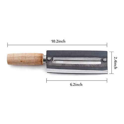 COLIBYOU Paring knife cane knife large high carbon steel peeling knife cane knife artifact pineapple knife planing knife