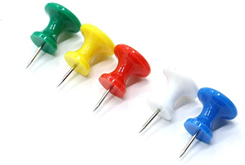 KCHEX Assorted Colors Push Pins