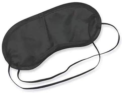 SKEMIX Pack of 40 Eye Mask Shade Cover Blindfold Night Sleeping, with Nose Pad, Blindfold Game Games Relax Cover Black