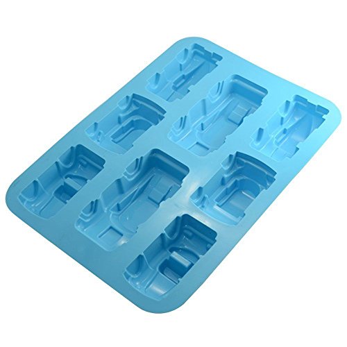 COLIBYOU Silicone Mold Large Race Car Mold Cars Auto Racing Cake Chocolate Soap Candy Candle