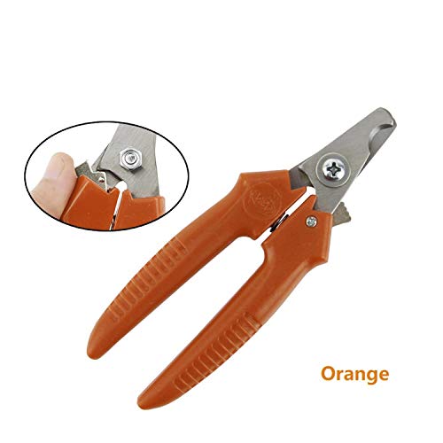 Toysdone Large Dog Nail Clippers Precision Professional Grade Claw Care Orange Handled