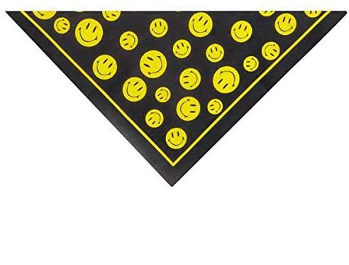 SKEMIX Black with Smiley Faces Bandana