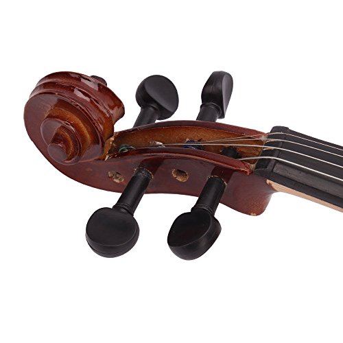 KCHEX 2016 Hot 4/4 Full Size Natural Acoustic Violin Fiddle with Case Bow Rosin