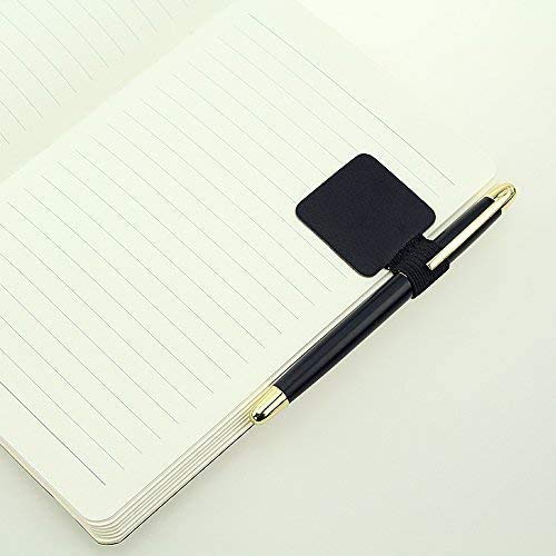 SKEMIX Notebook Accessories Self-Adhesive Leather Pen Holder Pencil Elastic Loop for Notebooks,Journals,Clipboards (All The Books of Paper Books) 9 PCS