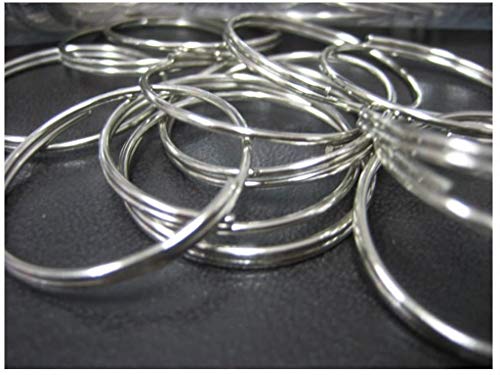 SKEMIX Lot 1000 pc 1" Bulk Split Rings /Locksmith Give Away Keyrings / 1.1mm x 28mm/New