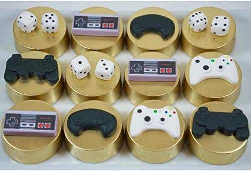 KCHEX Mini Game Controller Mold Silicone Video Game Controller Mold Gamepad Fondant Mold for Chocolate, Resin, Clay