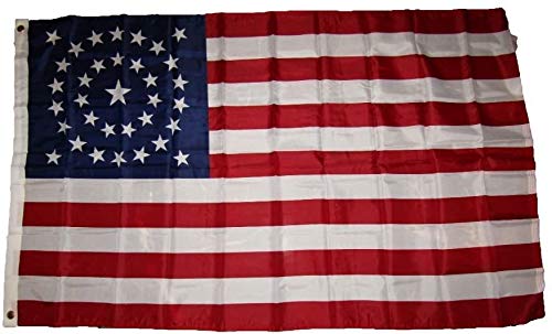 KCHEX 3X5 Usa American 34 Stars Union Civil War Circular Flag 3'X5' Banner Grommets