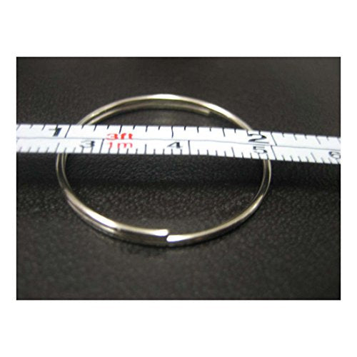 COLIBROX .Lot 1000 pc 1" Bulk Split Rings /Locksmith Give Away Keyrings / 1.1mm x 28mm/- New