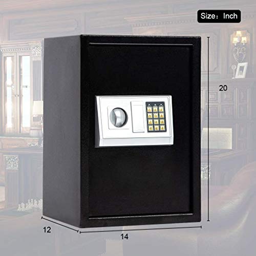 COLIBYOU Safe Box,Lock Box Electronic Safe Box,Combination Security Cabinet Digital Safe Box 1.8 CF Large for Office Home Hotel Gun Jewelry Money Safe