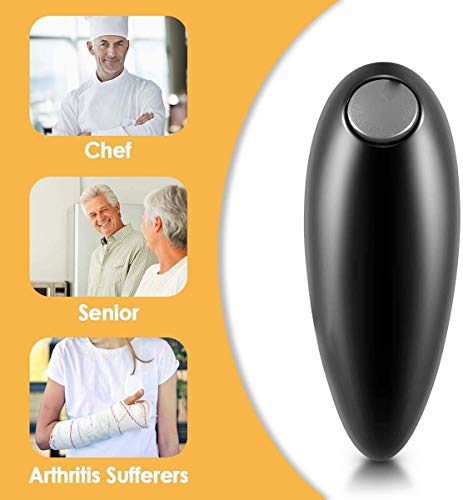 ESKONI Electric Can Opener, Restaurant can Opener, Smooth Edge Automatic Electric Can Opener! Chef's Best Choice (Upgraded-electric)