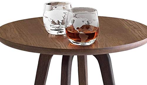 COLIBYOU Globe Whiskey Glasses - 12 Oz (350ml) 2 Pack