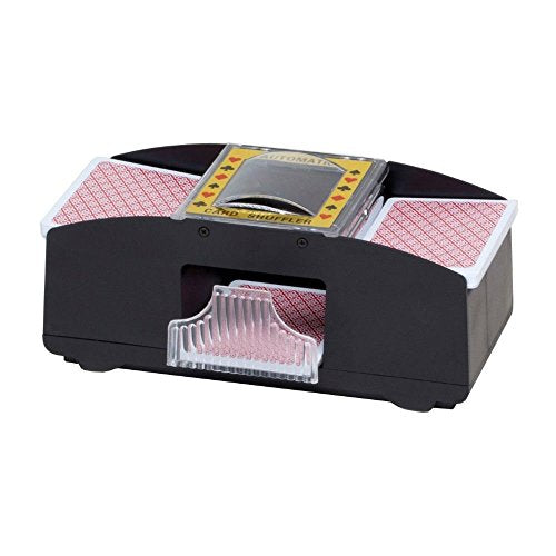 COLIBYOU Casino Deluxe Automatic 2 Deck Card Shuffler Poker Texas Hold’em Black Jack New