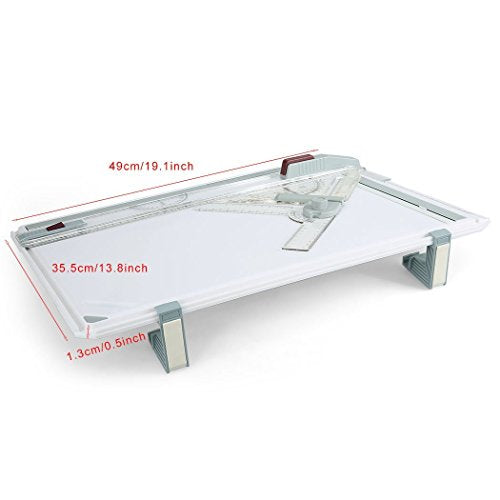 COLIBROX 3 Drawing Table Board, Adjustable Measuring System Angle Parallel Motion Drawing Board Set