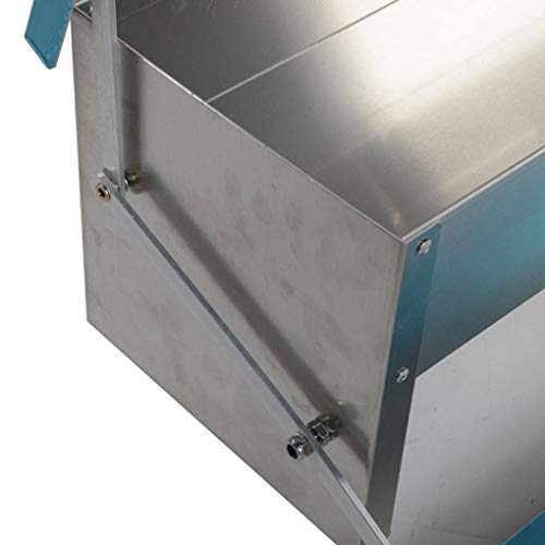 Automatic Poultry Feeder Treadle Self-Opening Aluminum Feeding Trough Waterproof Anti-Mouse Feeder