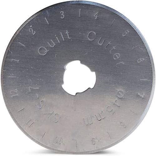 COLIBROX Quilt Cutter Rotary Cutter Blades 45 Millimeter - 10-Pack