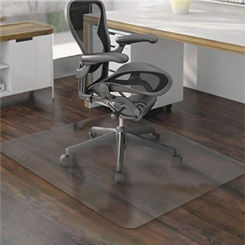 COLIBROX 36 x 48 Hard Floor Home Office PVC Floor Mat Square for Office Rolling Chair US