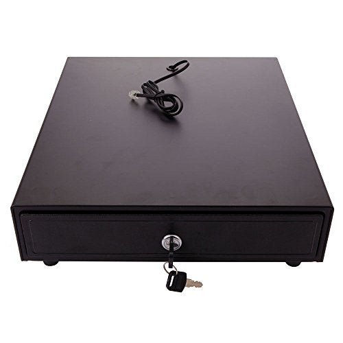 Cash Drawer Box RJ-11 Works Compatible Epson/Star POS Printers w/ 4Bill & 5Coin