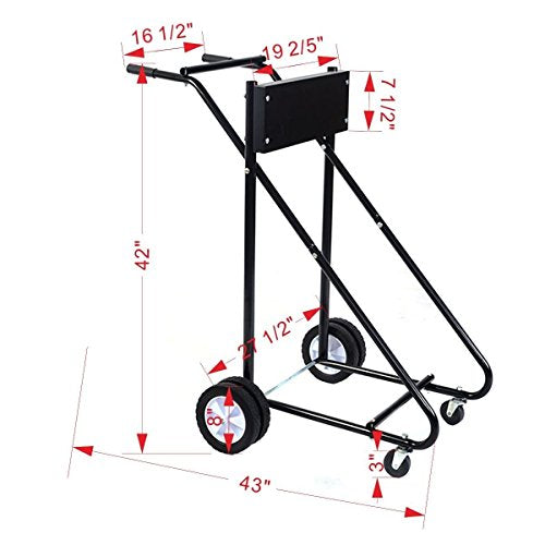COLIBYOU 315 LBS Outboard Boat Motor Stand Carrier Cart Dolly Storage Pro Heavy Duty New