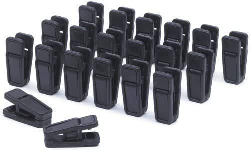 SKEMIX Black Slim-line Set of Finger Clips Set of 20