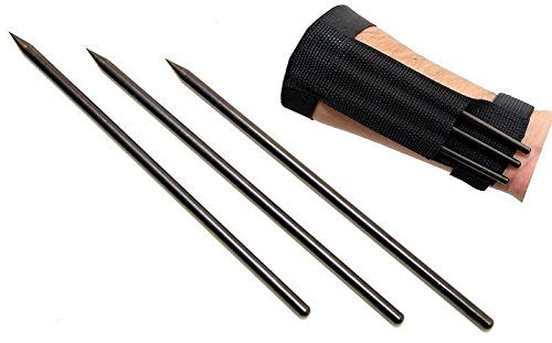 COLIBROX Ninja Throwing Spike Set Dart Quills Knife Combat Kunai Daggers/3 PC 6\"