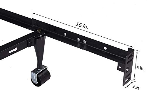 COLIBROX Bed Frame Footboard Extension Brackets Attachment Kit Set of 2 (Twin, Full, Queen, King)