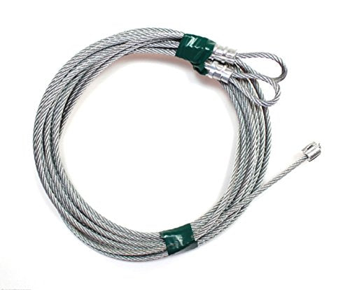 COLIBROX Garage Door Cables for Torsion Spring Doors, 9', 10', 12', or 14' High Doors (12)