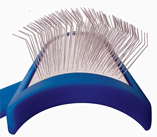 Quadow Tuffer Than Tangles Slicker Brush with Long, Soft Pins