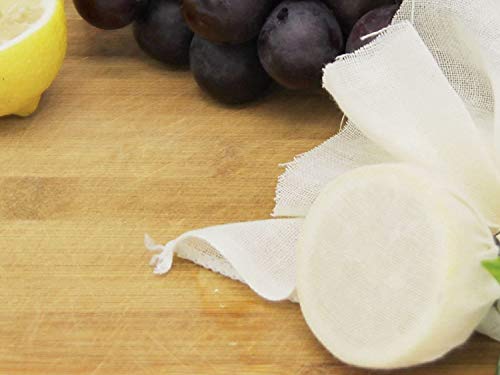 COLIBROX Unbleached Cheesecloth 9 Sq ft 100% Cotton Reusable-Great Filter or Strainer for Cheese/Kombucha scoby/Glass jar/Wine making