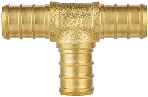 30 PCS 1/2" Brass PEX Fittings 10 Each Elbow, TEE, Couple Reducer