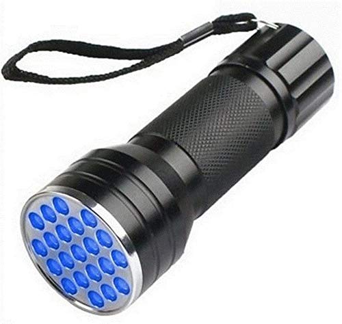 COLIBROX Ultra Violet 21 LED Flashlight Mini Blacklight Aluminum Torch Light Lamp NEW