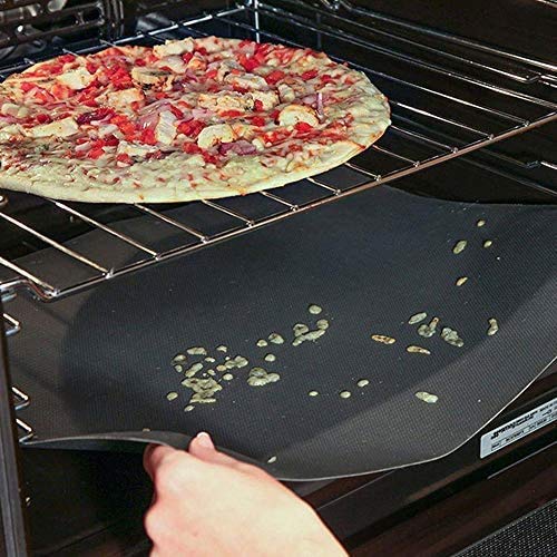 COLIBROX Heavy Duty Oven Liners Non-Stick Thick Heat Resistant Oven Cooker Mat Easy to Clean, Reduce Spills and Stuck Food Kitchen Friendly Cooking Liner Lining Accessory x 2 Pack