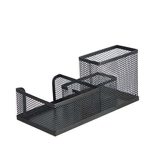 Toysdone Pen Holder Mesh Pencil Holder Metal Pencil Holders Pen Organizer Black for Desk Office Pencil Holders