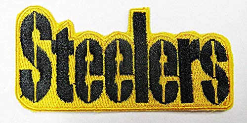 COLIBYOU Steelers Embroidered Name Iron-ON Patch 3" X 1 1/2"