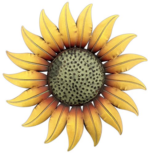 Toysdone Metal Decorative 14" Sunflower Wall Plaque Product Name