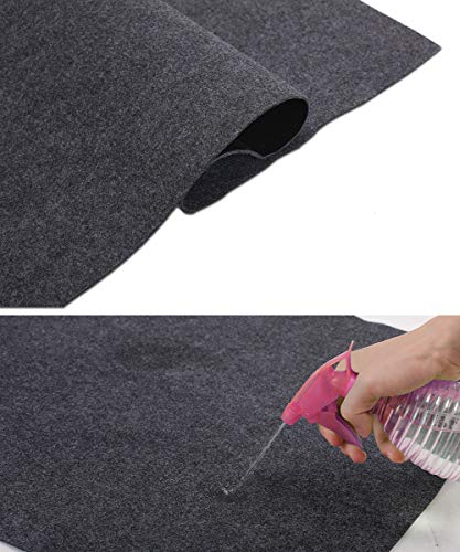 COLIBYOU Under The Sink Mat， kitchen cabinet mat – Waterproof/Absorbent – Protects Cabinets，Absorbent felt material，Anti-Slip and Waterproof Backing，Contains Liquids，Washable (36" x 48")