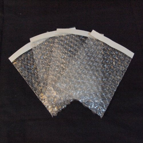 400 Packs 4"x5.5" SELF-SEAL CLEAR BUBBLE OUT POUCHES BAGS 3/16" 4x5.5