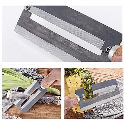 COLIBYOU Paring knife cane knife large high carbon steel peeling knife cane knife artifact pineapple knife planing knife