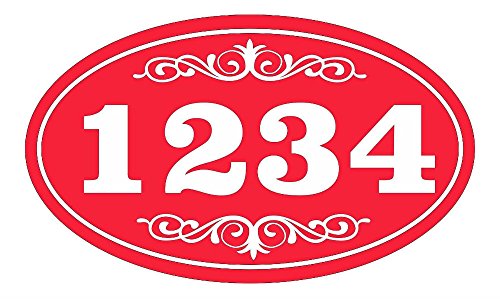 KCHEX House Address Sign Plaque Family Name Aluminum