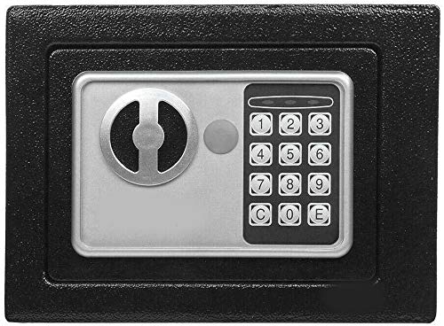 ESKONI Durable Digital Electronic Safe Box Keypad Lock Home Office Hotel Gun Black